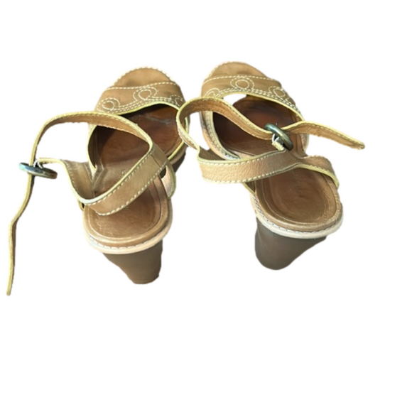 Marc by Marc Jacobs bohemian leather square platform heels - Picture 3 of 5